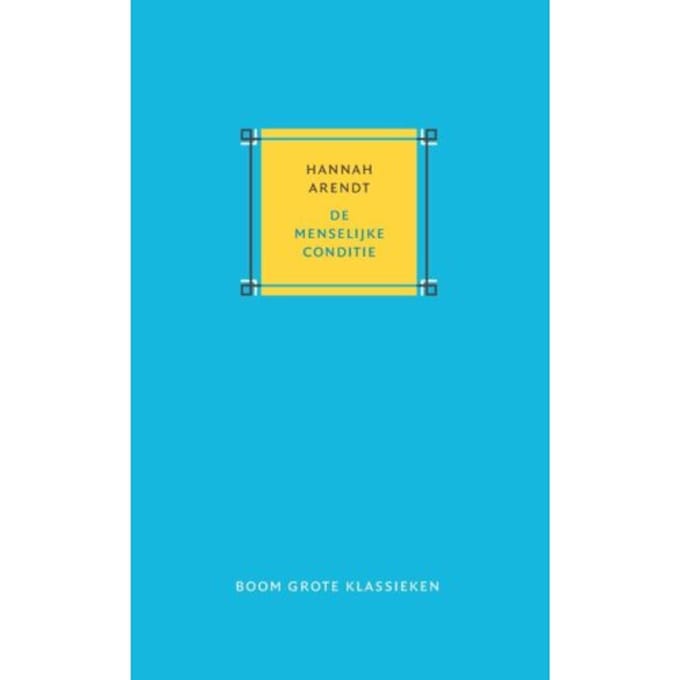 De Menselijke Conditie - Grote Klassieken - Hannah Arendt