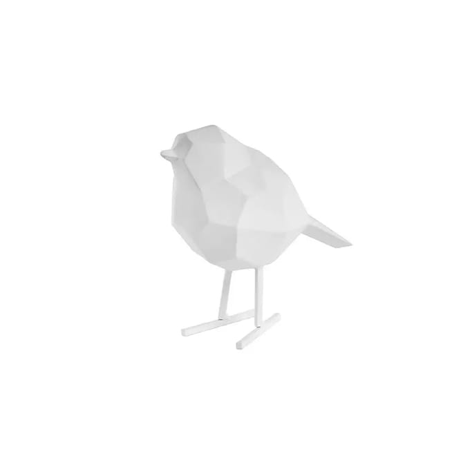 Present Time -Statue bird - Small - Polyresin - Wit