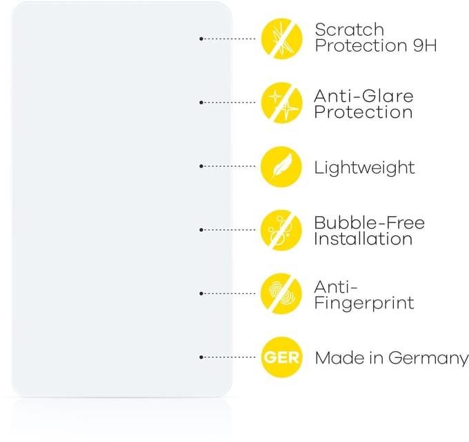 upscreen - Screenprotector voor Fluke 832 - Folie Beschermfolie Beschermglas matte