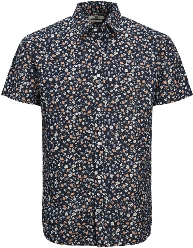 JACK&JONES - JPRBLASUMMER PRINT SHIRT S/S SS24 SN - Heren - Overhemden