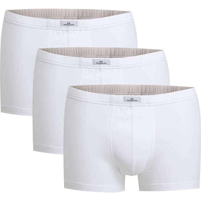 Gotzburg heren boxers (3-pack) - normale lengte - wit