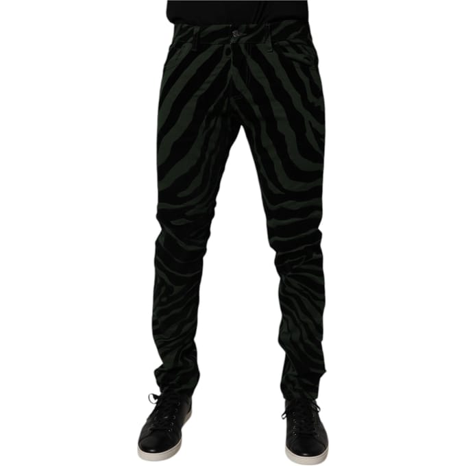 Zebra Print Casual Broek