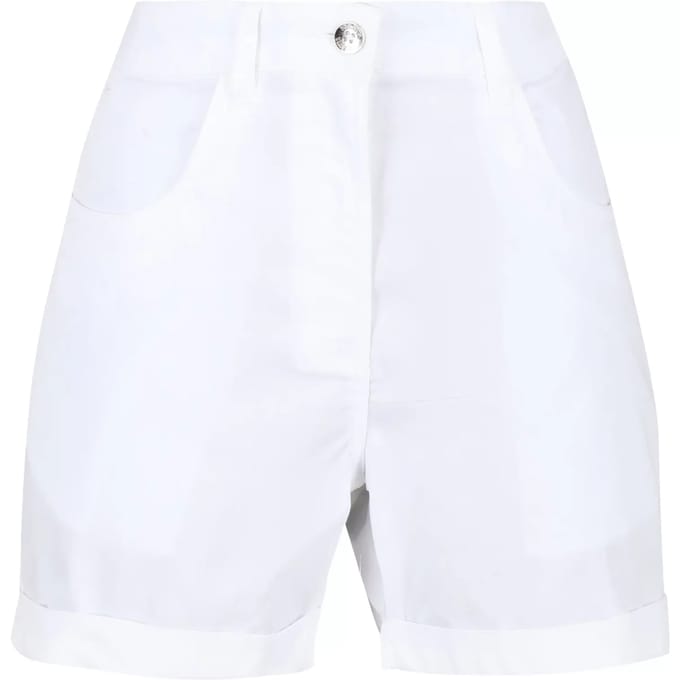 Shorts Wandelen Dames Rolled Hems Knopsluiting