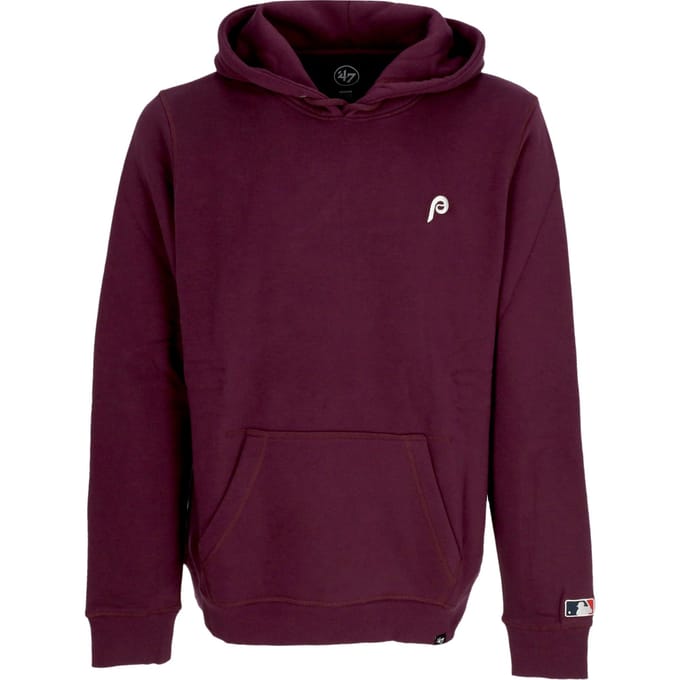 Mannen hoodie Mlb Base Runner Emb Burnside Hoodie Phiphi Plum