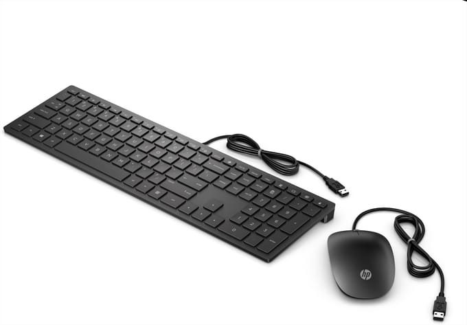 HP Pavilion USB toetsenbord en muis 400 QWERTY