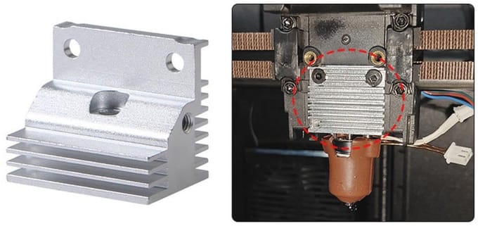 Aluminium Koellichaam voor 3D Printer Heat Sink - Efficiënte Warmteafvoer en Koeling