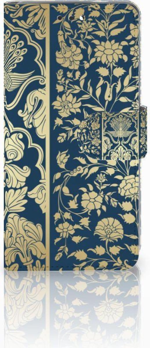 Nokia 3.1 (2018) Hoesje Beige Flowers