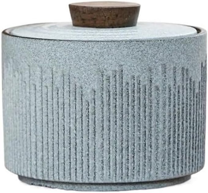 Botervloot Met Deksel - Botercontainer Keuken - Vers Houden Boter - Vaatwasmachinebestendig - 8x7 cm - Grijs