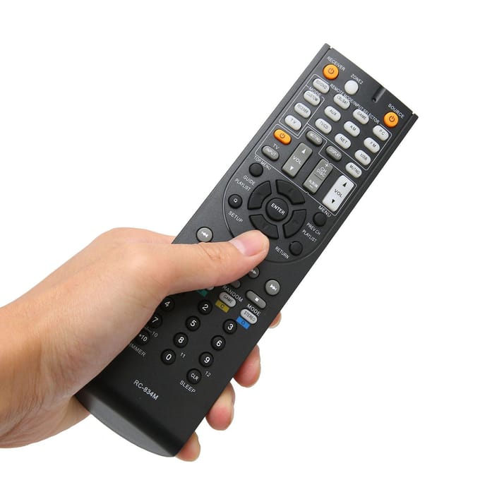 Voor Onkyo Afstandsbediening Vervang Afstandsbediening voor RC865M HTR758 HTR791 RC834M TXNR515 HTR990 black