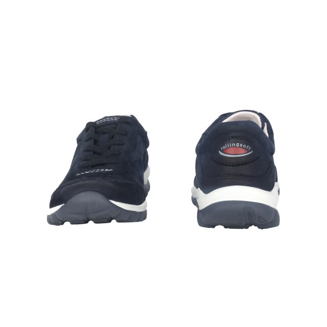 Gabor rollingsoft sensitive 86.965.46 - dames rollende wandelsneaker - Blauw - maat 37.5 (EU) 4.5 (UK)