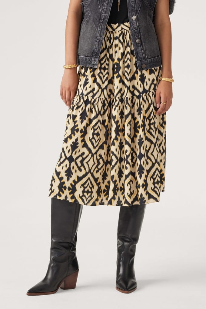 BA&SH Jupe Licoli Jaune Taglia: 38 | Minigonne Outlet | Donna
