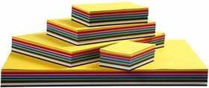 Gekleurd Karton, A2,A3,A4,A5,A6, 180 gr, diverse kleuren, 1800 div vellen | Knutselkarton