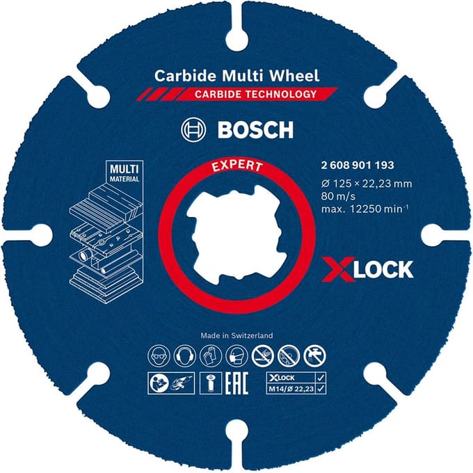 Bosch SKÃRESKIVE XL MULTIWHEEL 125MM HM