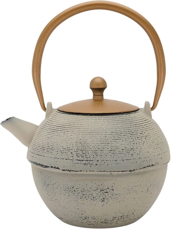 Bredemeijer - Theepot Sakura 1,2L gietijzer grijs met filter - theezeef