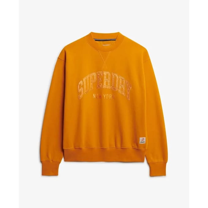 Dames sweatshirt met ronde hals Superdry Varsity