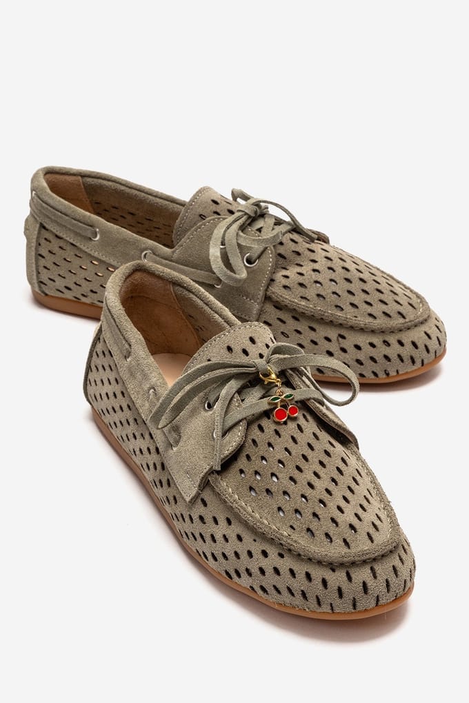 Stevo Leren Veterschoenen Loafer