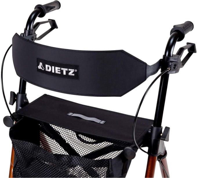Gordel voor rollator - Veiligheidsgordel Zitting - Extra Stabiliteit - Verstelbare Lengte - 75 cm Breedte - Grijs