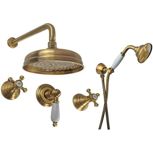 Kronenbach IOTA 2.0 complete shower set 54917BRKB