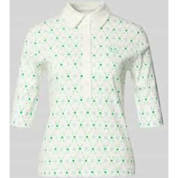 Slim fit Poloshirt met logo-applicatie
