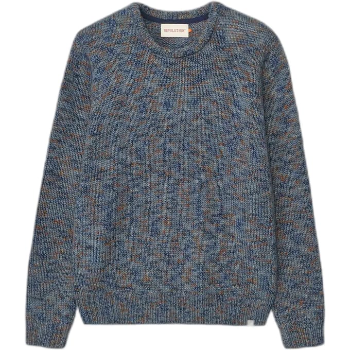 Revolution Pullover - Slim Fit - Blauw - S