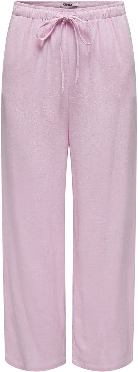 Only Broek Onlsiesta Mw Pull-up Linen Bl Pnt N 15322263 Pirouette Dames Maat - W25 X L30