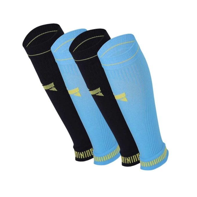 Compressie calf sleeve - Unisex - 4-Pack - Multi Navy - 42/45