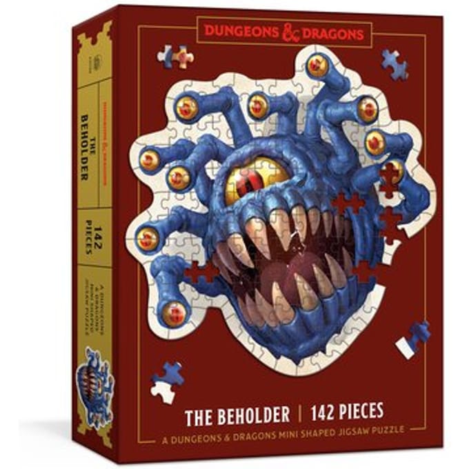 Dungeons & Dragons Mini Shaped Jigsaw Puzzle: The Beholder Edition - Dungeons & Dragons - Official Dungeons & Dragons Lice