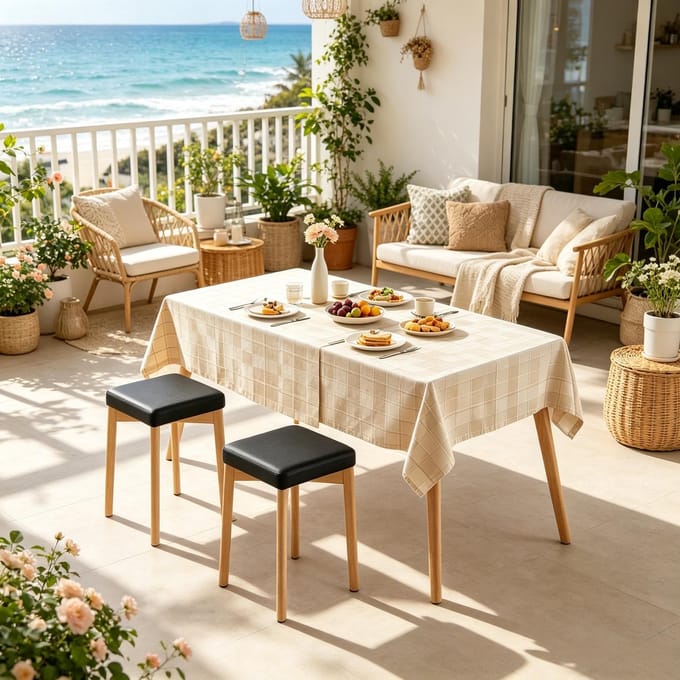 Eetkamerstoel - Onbekend - Stapelbare balkon eetkamerstoel 2 stuks - balkon, keuken, slaapkamer - Onbekend - Onbekend