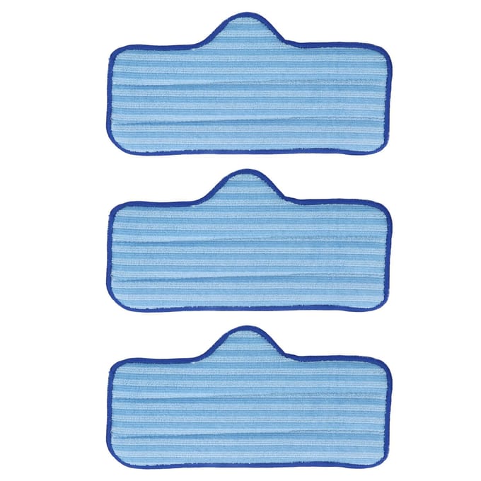3 Pièces Tampons de Rechange en Microfibre pour Serpillière Chiffon de Nettoyage Accessoire Adapté pour Serpillières