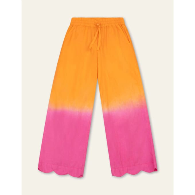 Oilily Palazzos Broek- maat152/12yr Vibrant Oranje