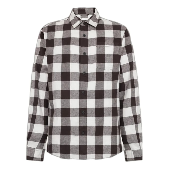 Katoenen flanellen overhemd met ruitjes KnowledgeCotton Apparel - GOTS