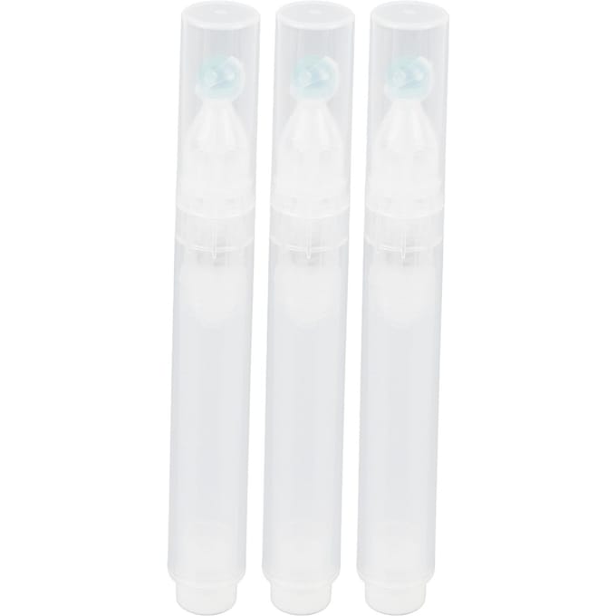 3 stuks 7 ml Lege Oogcrème Rollerflesje Oogserum Etherische Olie Container met Rollerbal en Dop white