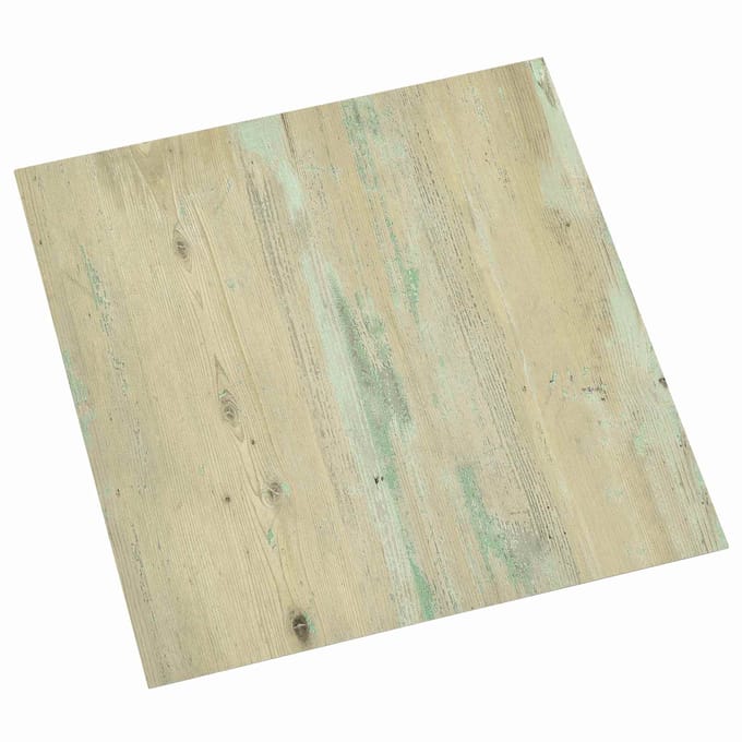vidaXL - Vloerplanken - Wit - en - Lichtbruin - 5,11 - m² - 55 - st - PVC