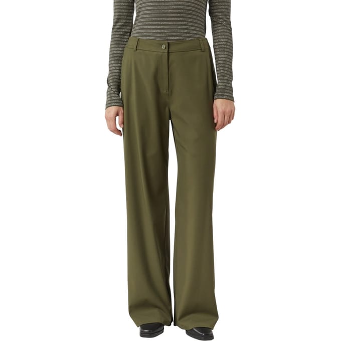 Comma  Pants Dark Green Größe: W34 | Stoffhosen Outlet | Damen | Grün