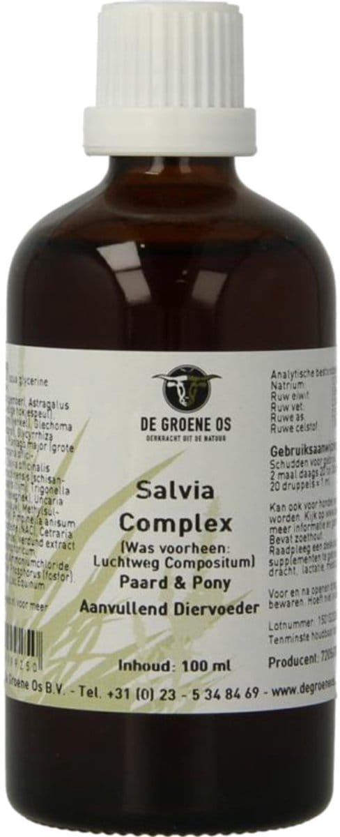 Groene Os Salvia Complex - Paard/pony - 100 ml