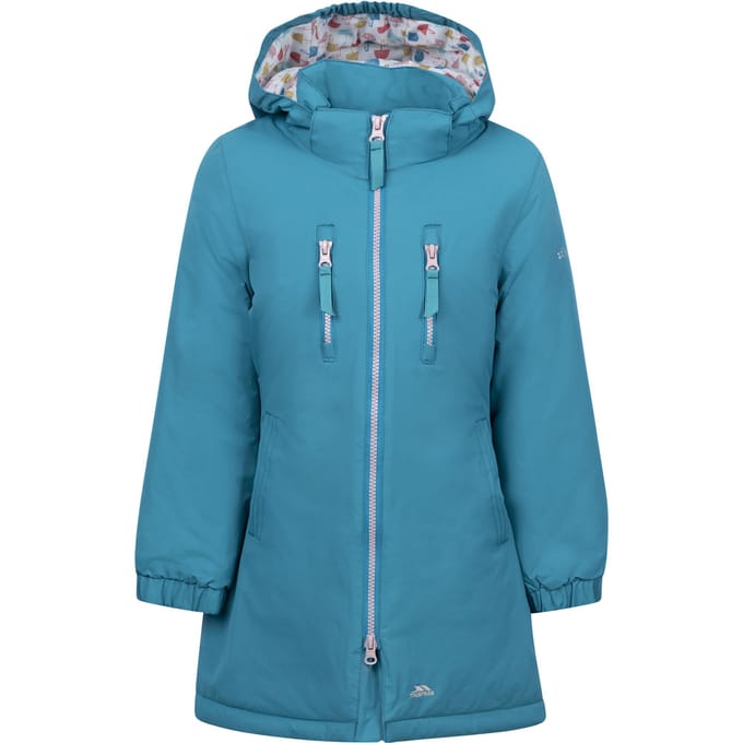Trespass Meisjes Marybank Regenjas (Licht Teal)