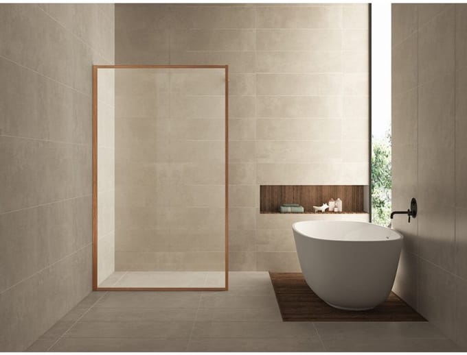 H&F Inloopdouche 120x200 cm – 8 mm Nano Helderglas – Geborsteld Koper – Square Douchewand