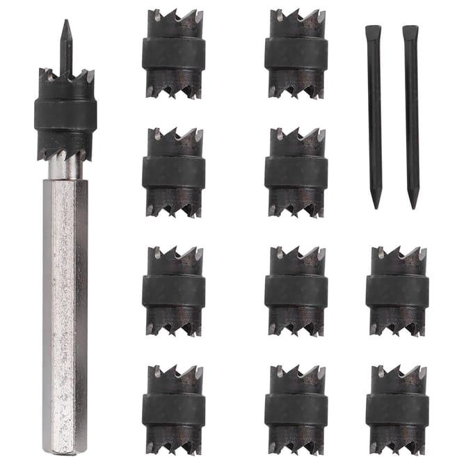 13-delige puntlasfrees set 3/8 inch puntlasfrees verwijderaar boorbits gereedschap met vervangmes