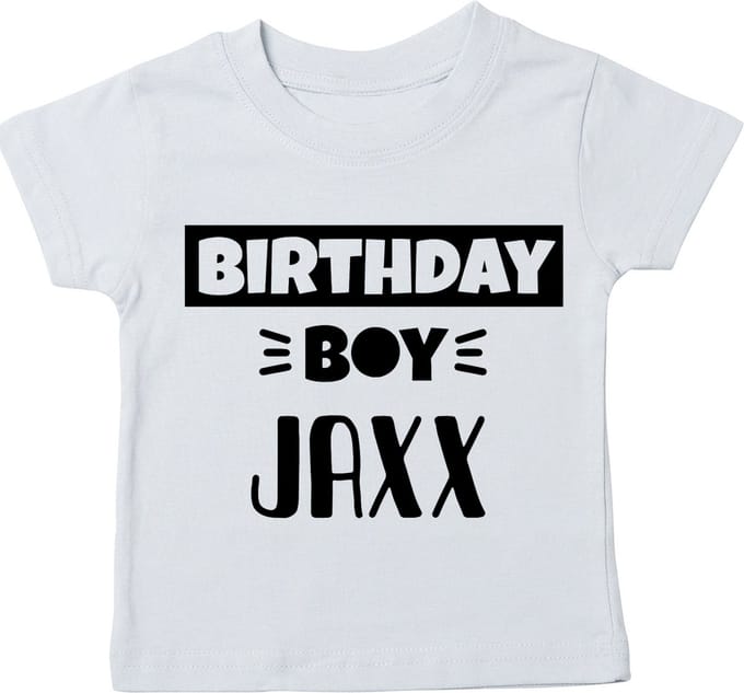 Strijkapplicatie Verjaardag _ Birthday Boy