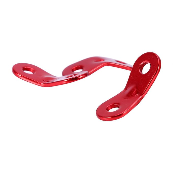 10x Tenttouwspanner Scheerlijnspanner Touwversteller Campingaccessoires rood