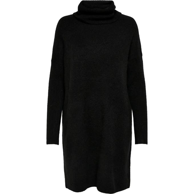 ONLY ONLJANA L/S COWLNCK DRESS WOOL KNT NOOS Dames Jurk - Maat S