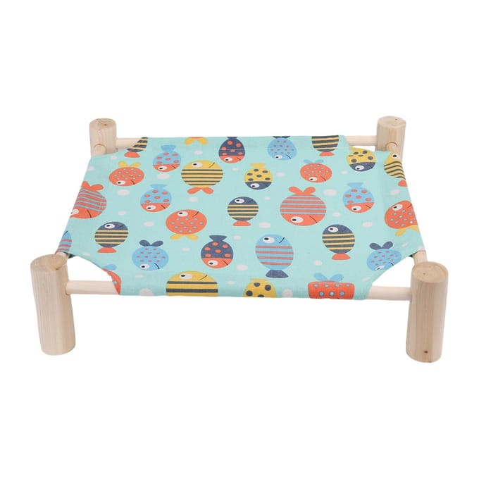 Verhoogd Hondenkussen Afneembaar Koel Verhoogd Huisdierbed Multifunctioneel voor Katten Kleine Dieren Type 2 white