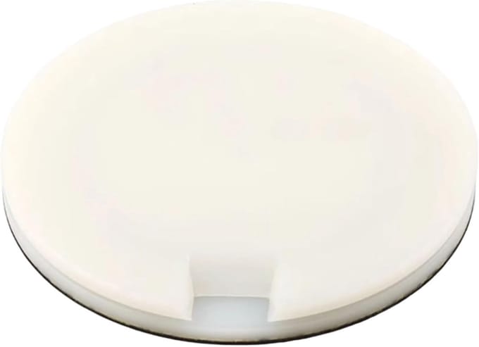 Snijtafel Rackets - Rubber Snijder - Tafeltennis Onderhoud - Robuuste Constructie - 24 cm Diameter - Wit