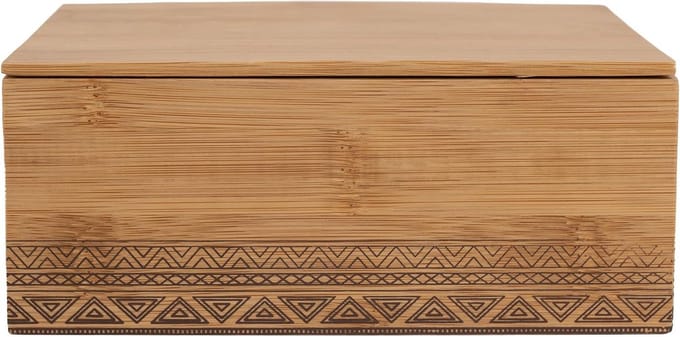 Bamboe Opbergdoos Rechthoekig voor Kleine Accessoires - Decoratieve Mini Opbergbox