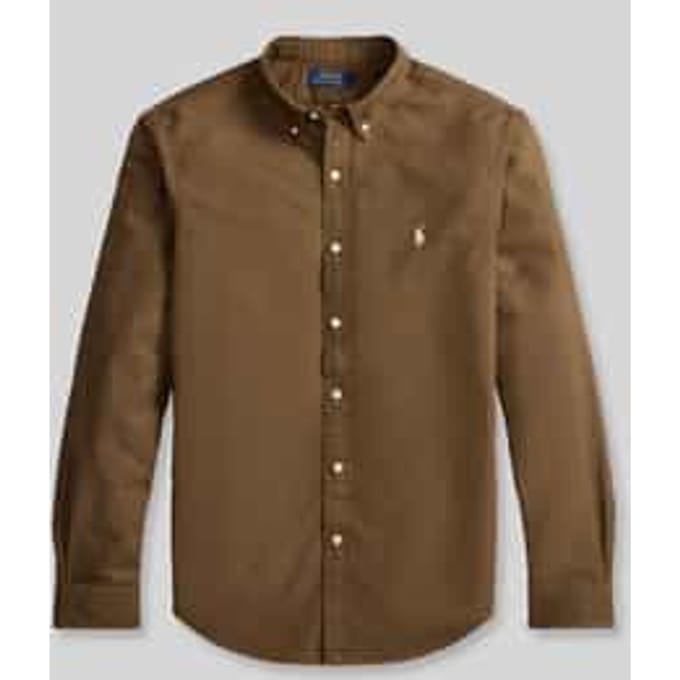 Slim fit vrijetijdsoverhemd van puur katoen '