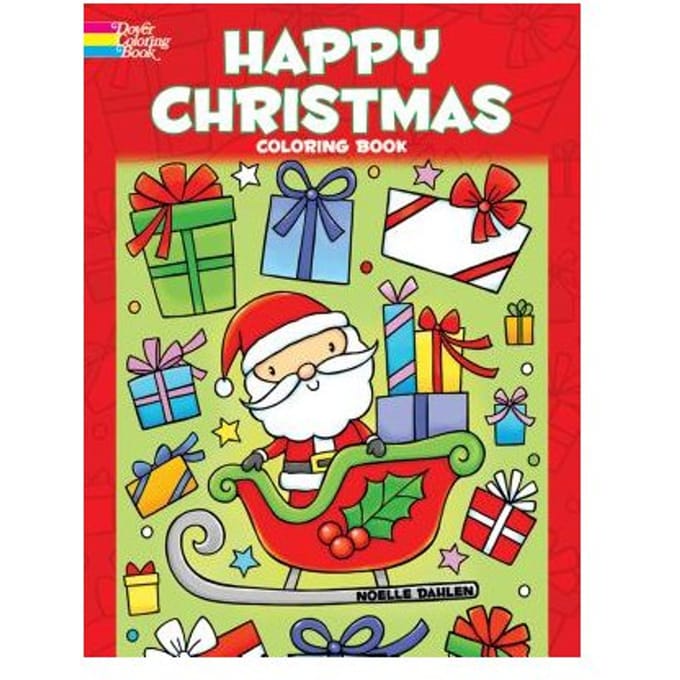 Happy Christmas Coloring Book - Noelle Dahlen