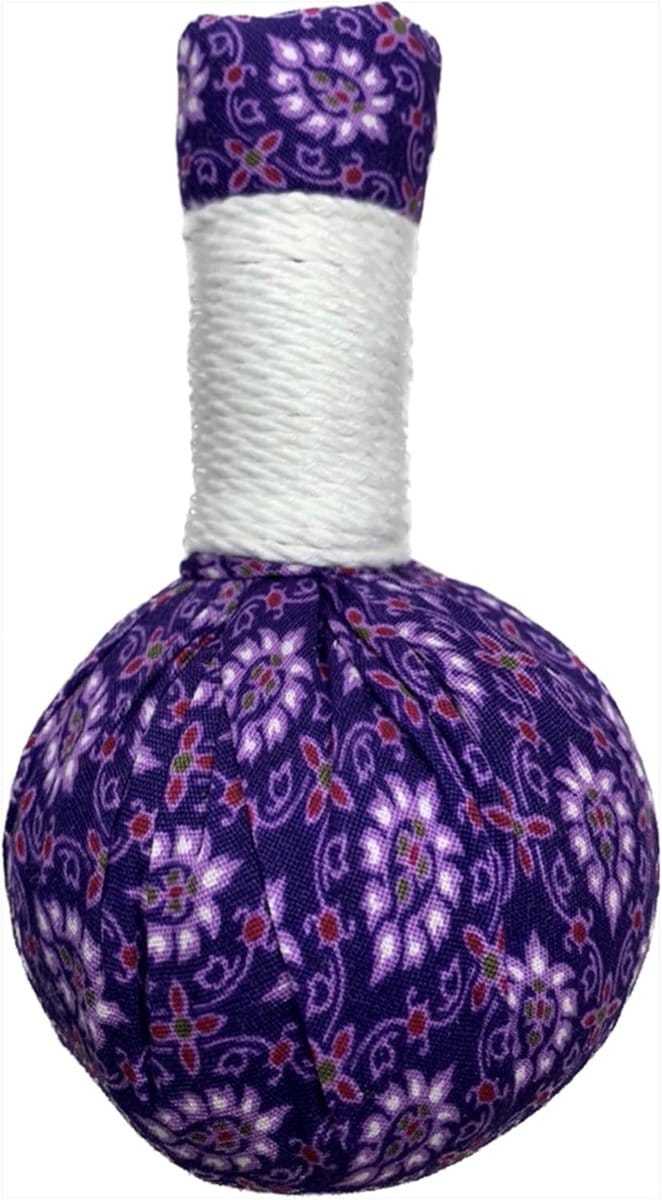 Kruidenstempel - Massagebal - Ontspanningsmassage - Citroengras aroma - 10 stuks 75g