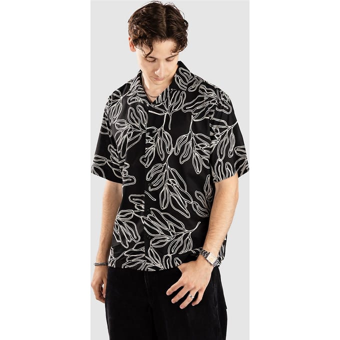 Redefined Rebel RRMauro Boxy Fit Shirt zwart