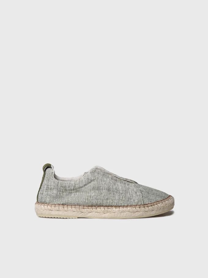 Gesloten espadrilles voor heren van natuurlijke stof | DIDIER