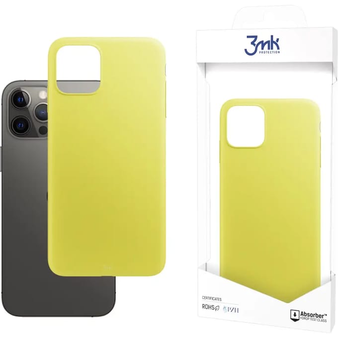 3MK Matt Case Hoesje voor Apple iPhone 12 Pro Max lime